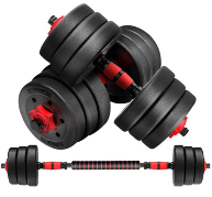Cement plastic Dumbbell Set 15KG