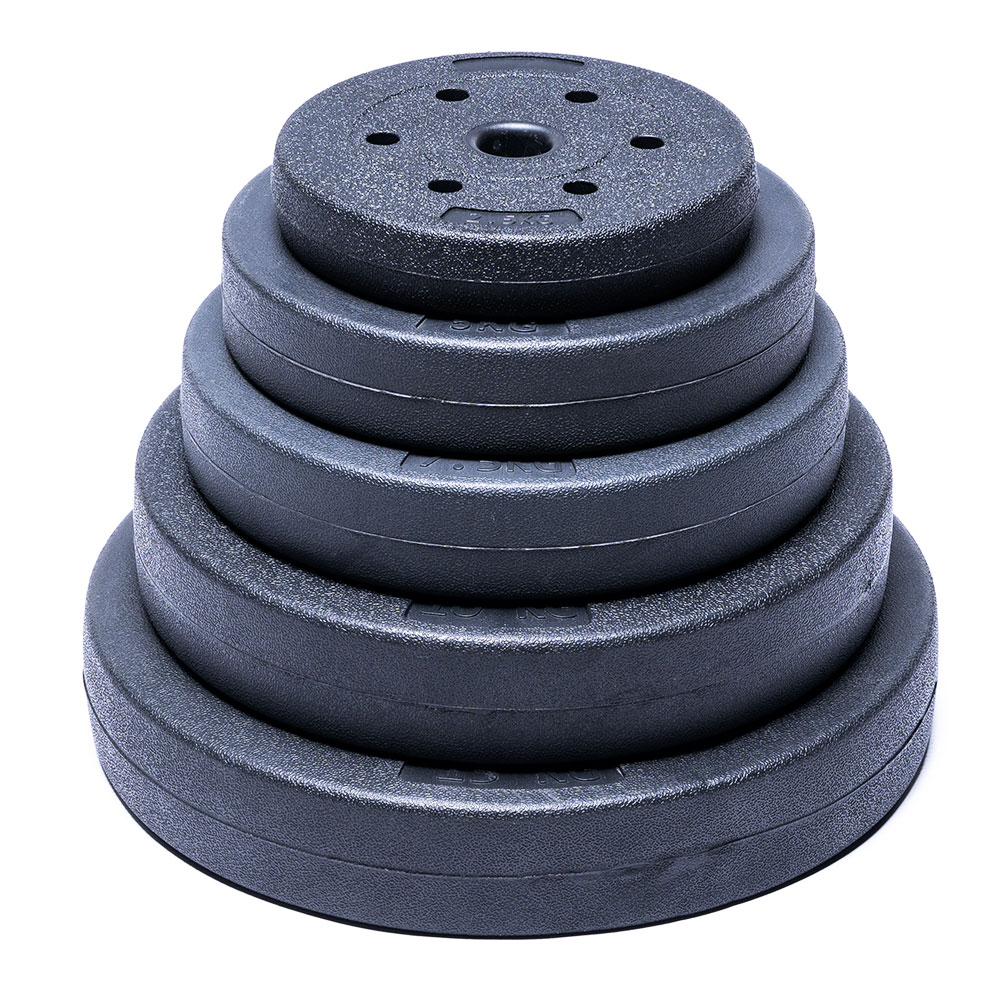 Weight plates plastic