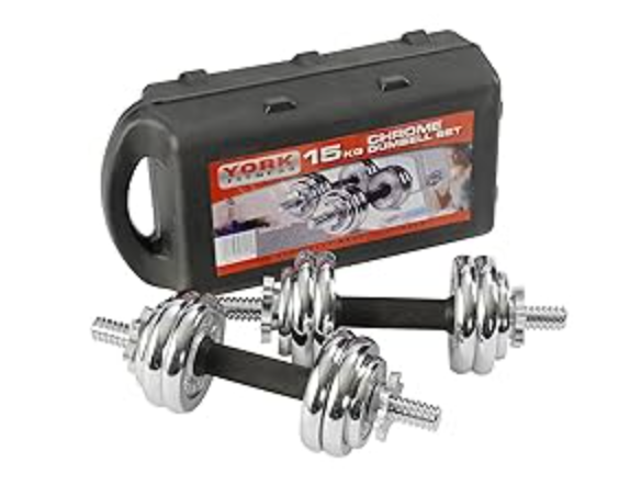 Chromed Dumbbell Set